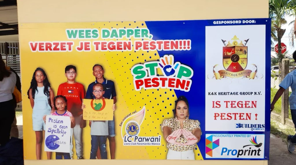 Stop Pesten anti-bullying awareness campaign